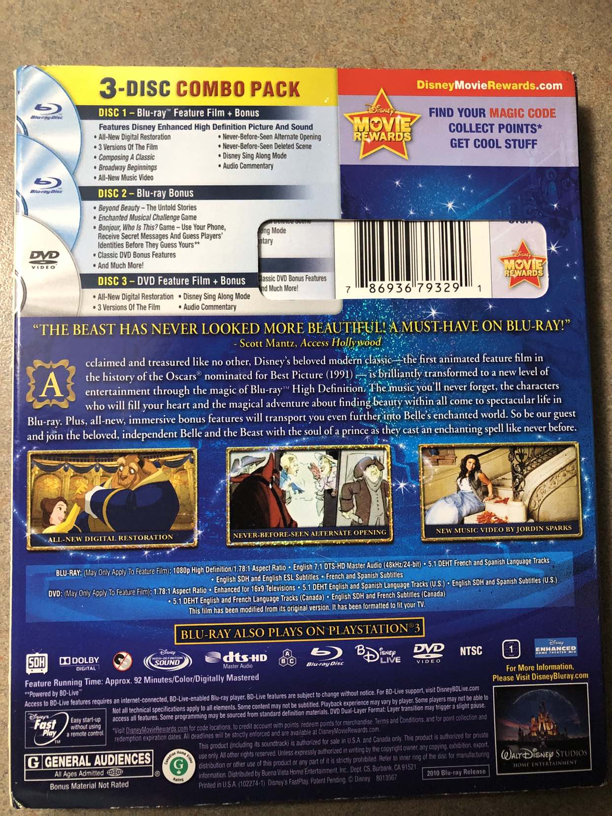 DVD and Blu-Ray Beauty and the Beast,Legally Blond.... image indicator(2)