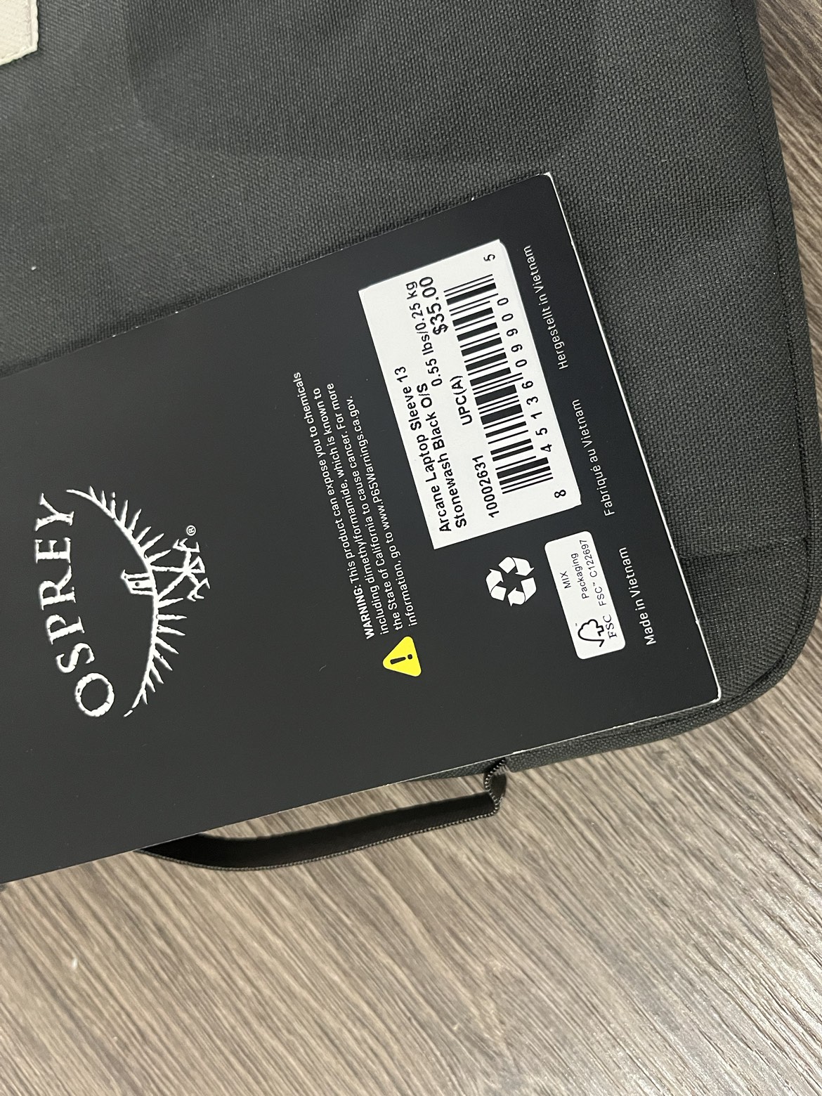 Laptop sleeve Osprey image indicator(3)