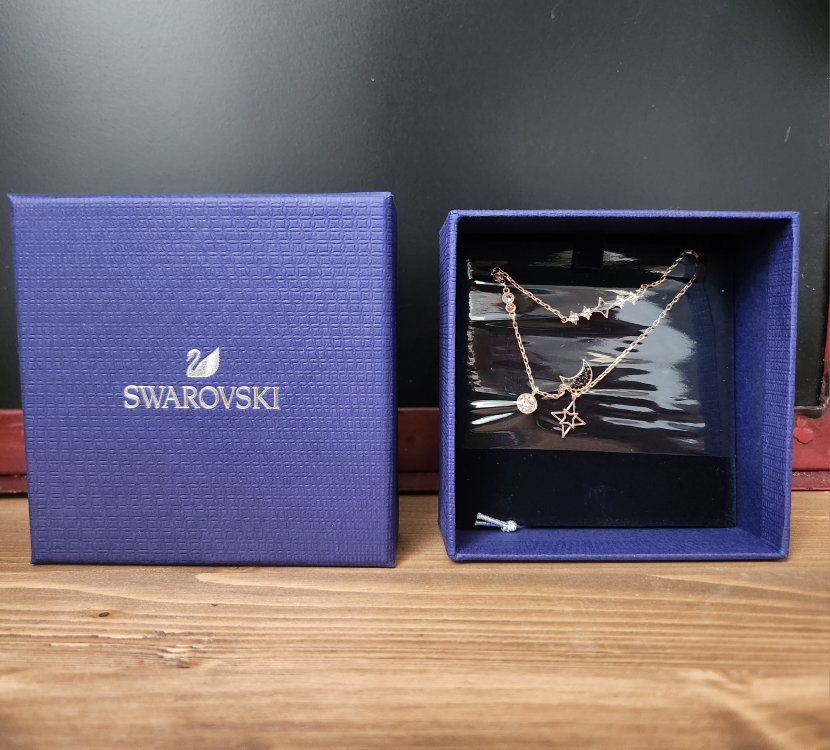 Swarovski moon and star necklace - photo 3