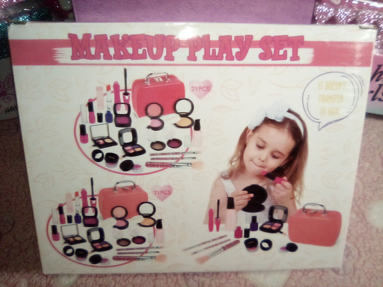 Young girls cosmetology combo makeup & nail set. - photo 3