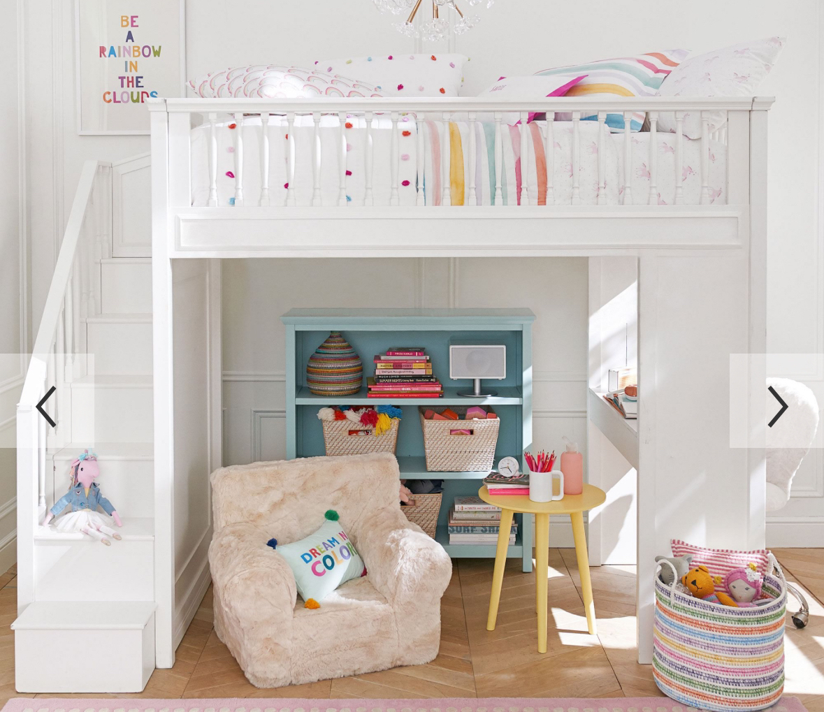 Pottery barn loft bed