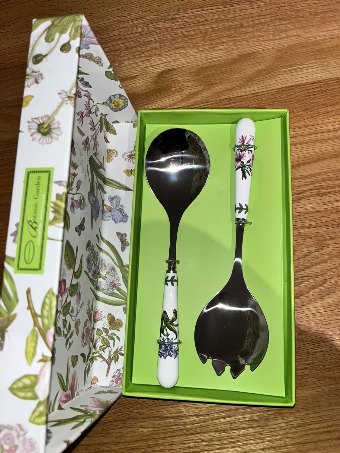 PORTMEIRION SALAD SERVING SET - photo 2