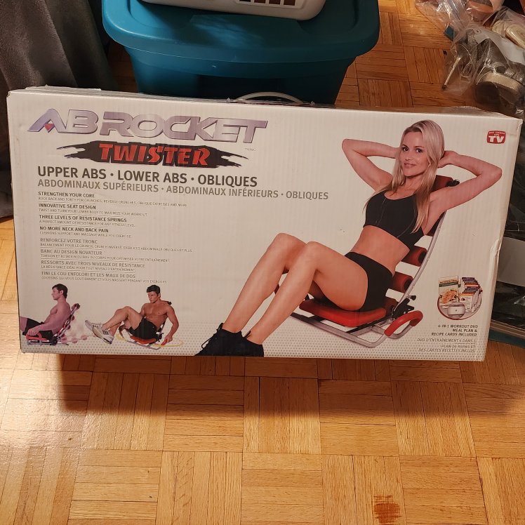 AB ROCKET TWISTER EXERCISE MACHINE BRAND NEW