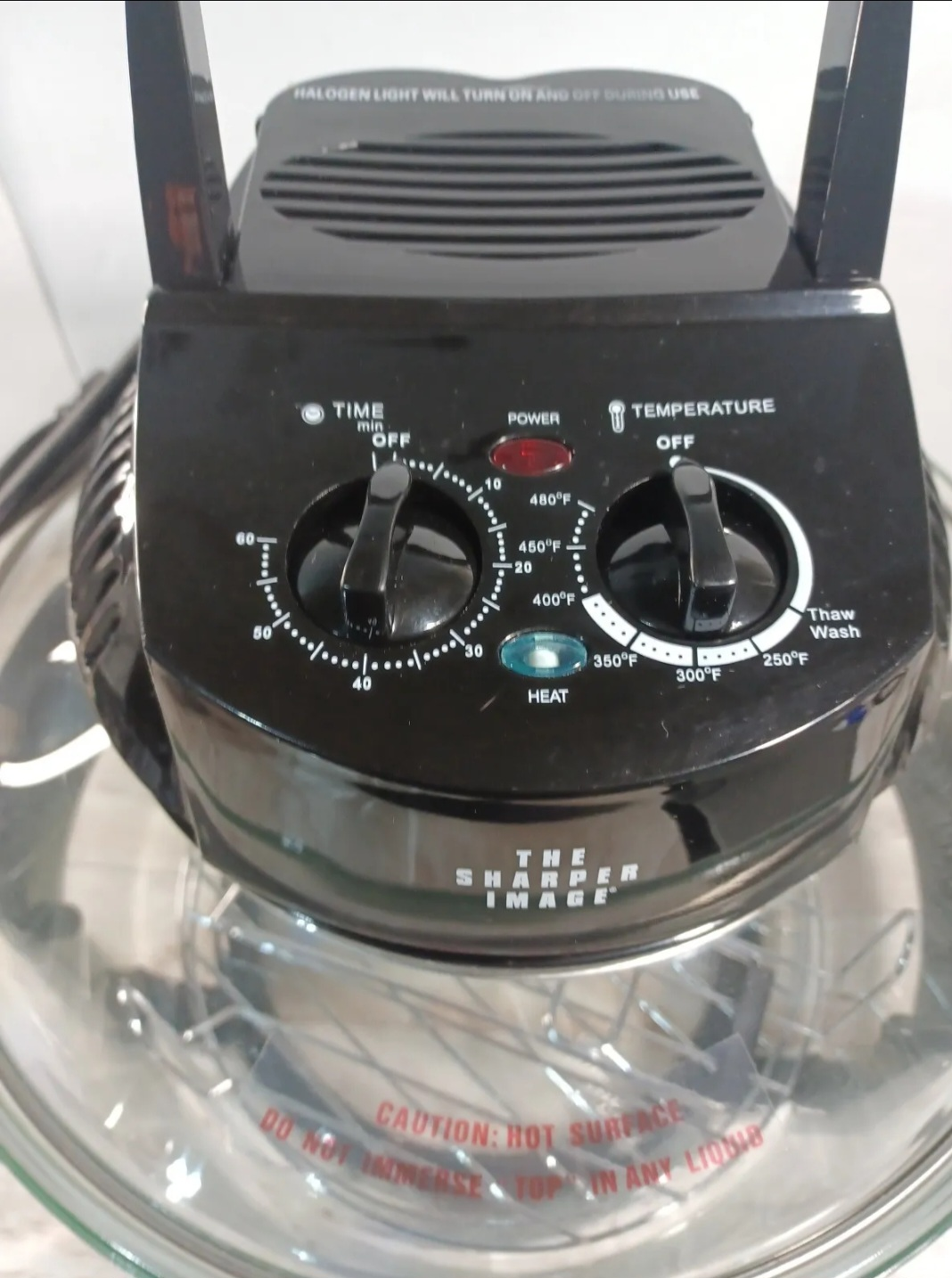 The Sharper Image Super Wave Oven Halogen, Infrared & Convection image indicator(4)