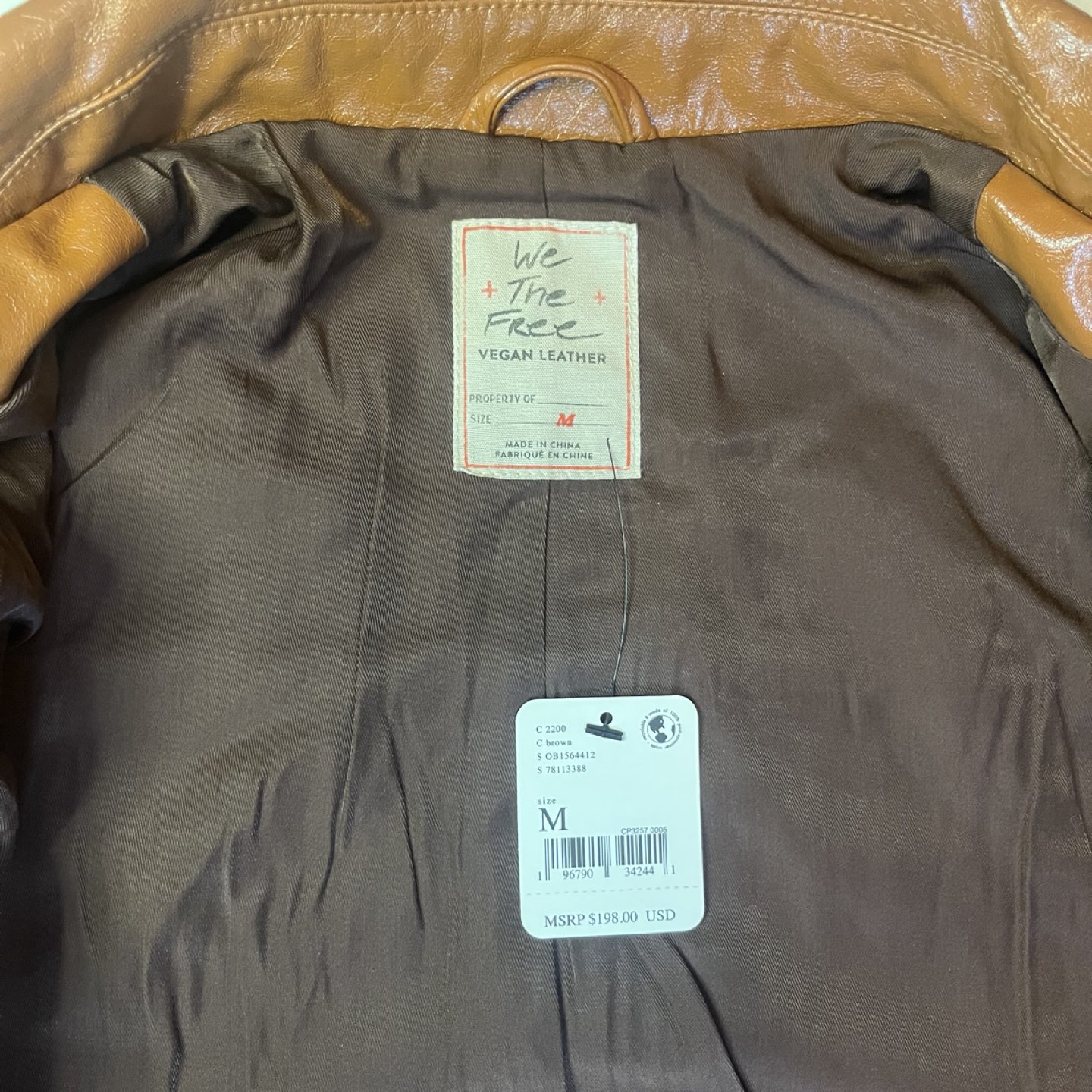 Free People Josie Vegan Leather Biker Jacket image indicator(7)