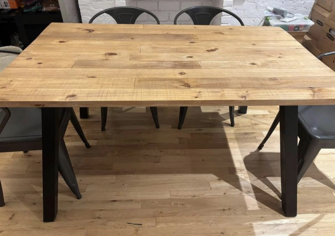 Wood Dining Table 3’ x 5’ - photo 2