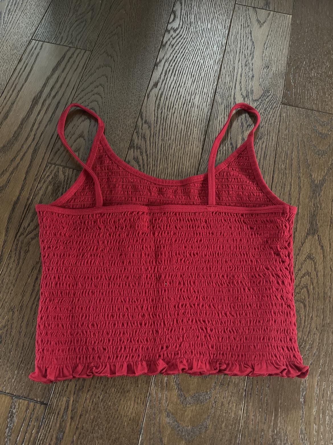 Red crop top from hollister - photo 2