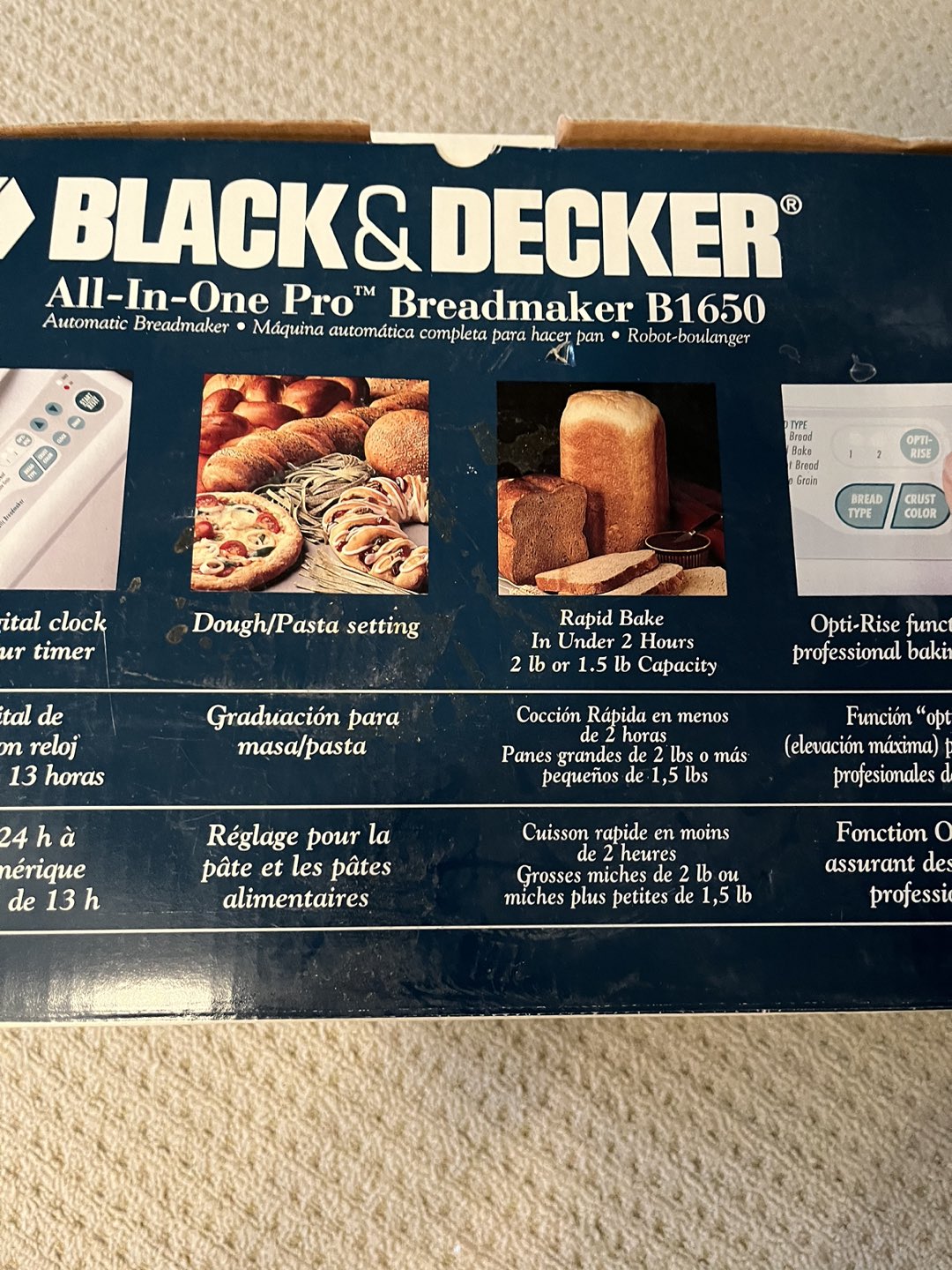 Moving sale: Brand new Black & Decker B1650 Bread Maker 🎁 image indicator(3)