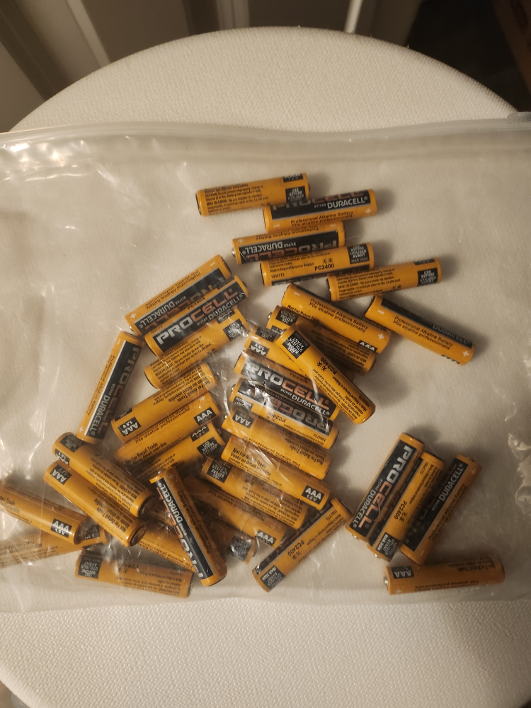 AAA batteries #freecycle
