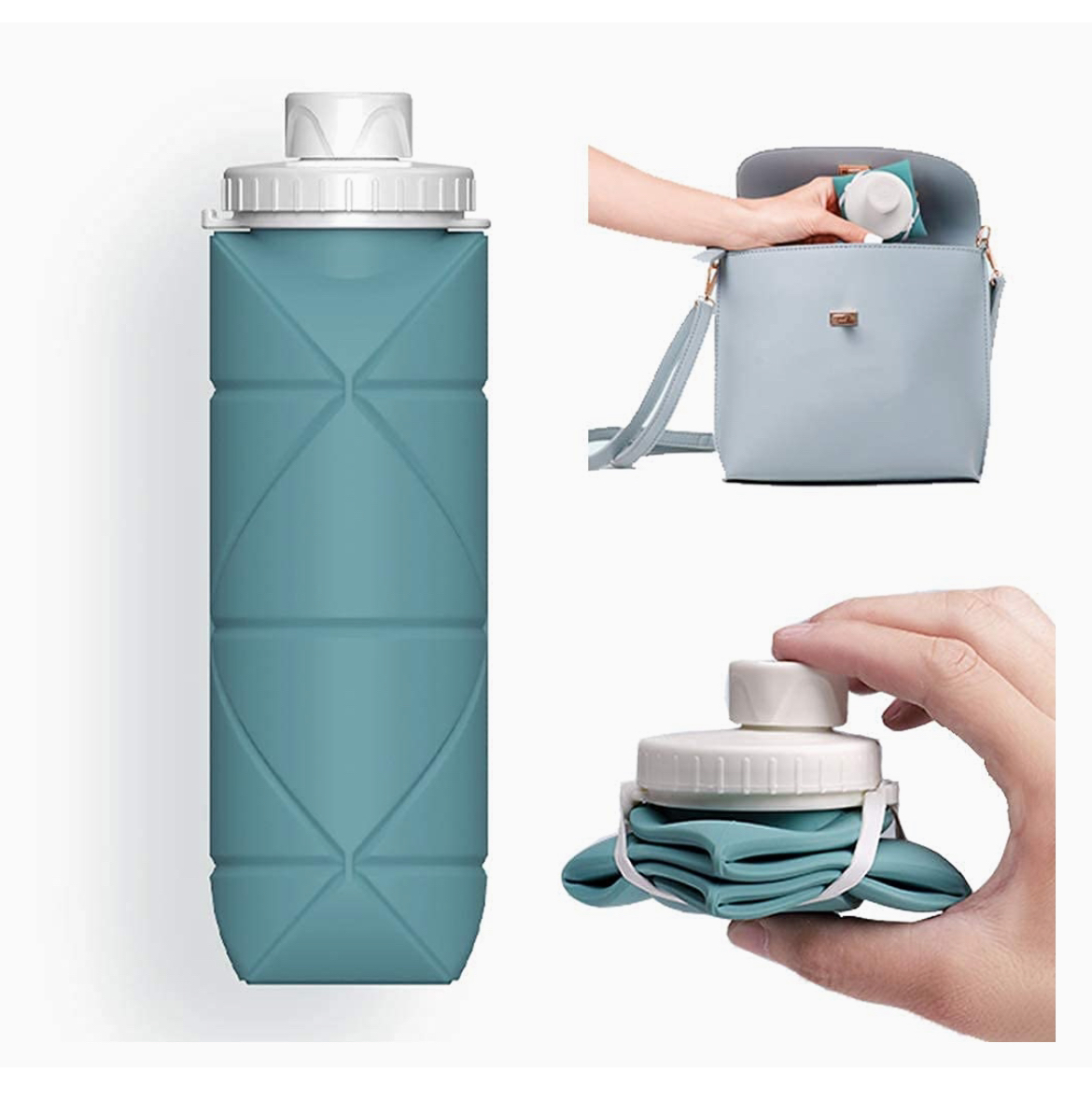 Brand new Collapsible Foldable Water Bottles 🏒 image indicator(2)