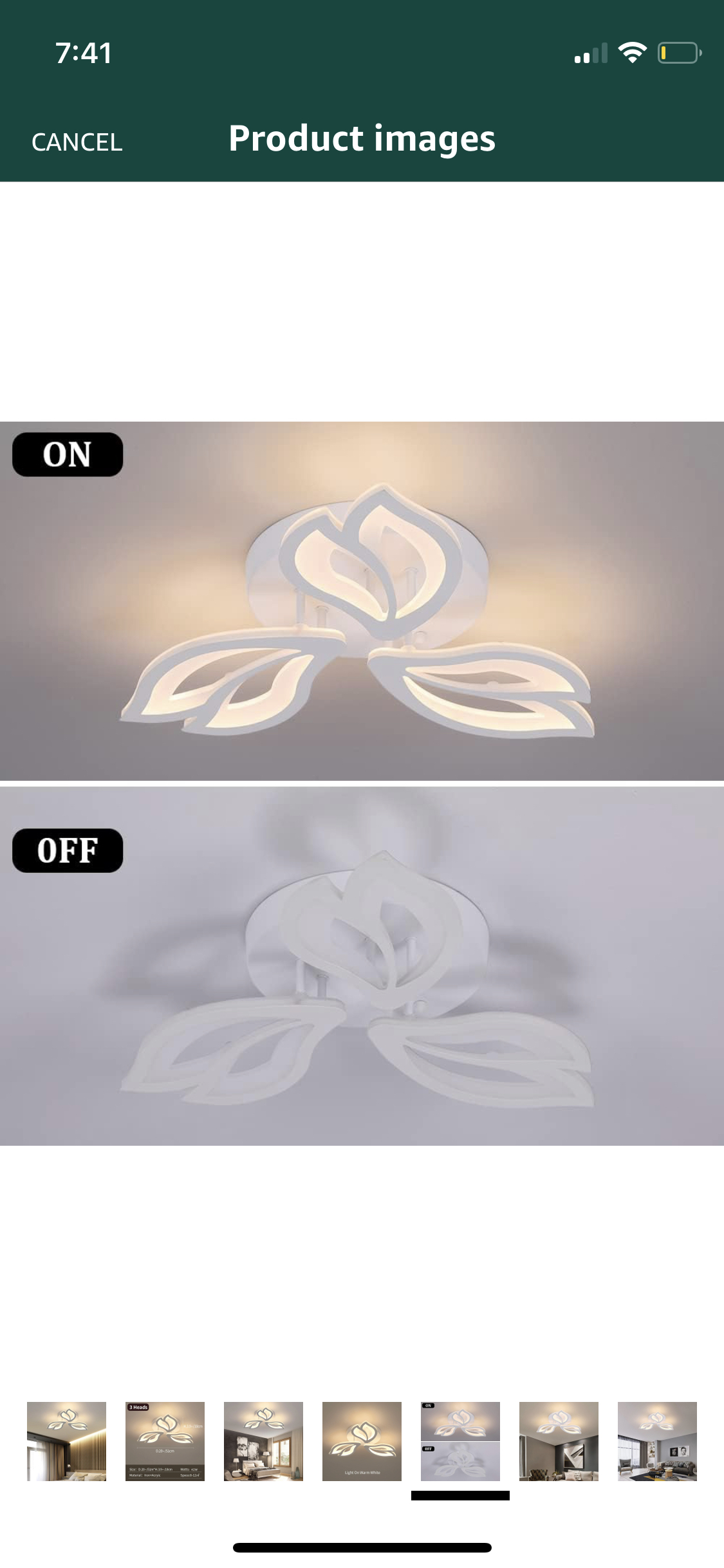 Mount Ceiling light image indicator(2)