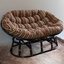 Double size rattan papasun lounger - photo 3