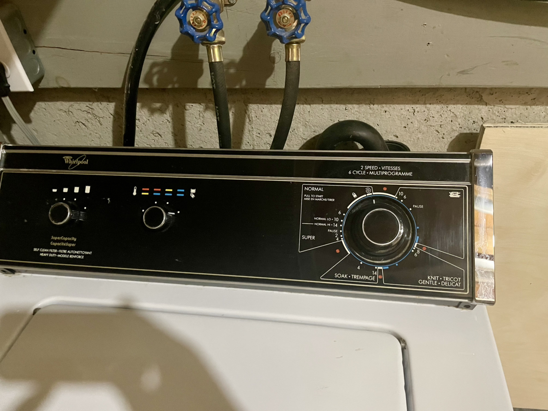 GE and Whirlpool washer and dryer set