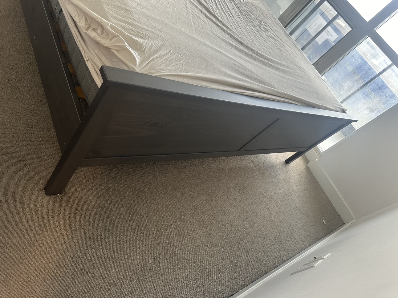 HEMNES king size bed frame - photo 4