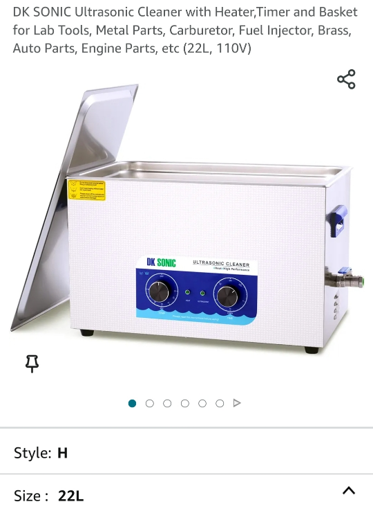 DK SONIC Ultrasonic Cleaner with Heater thumbnail