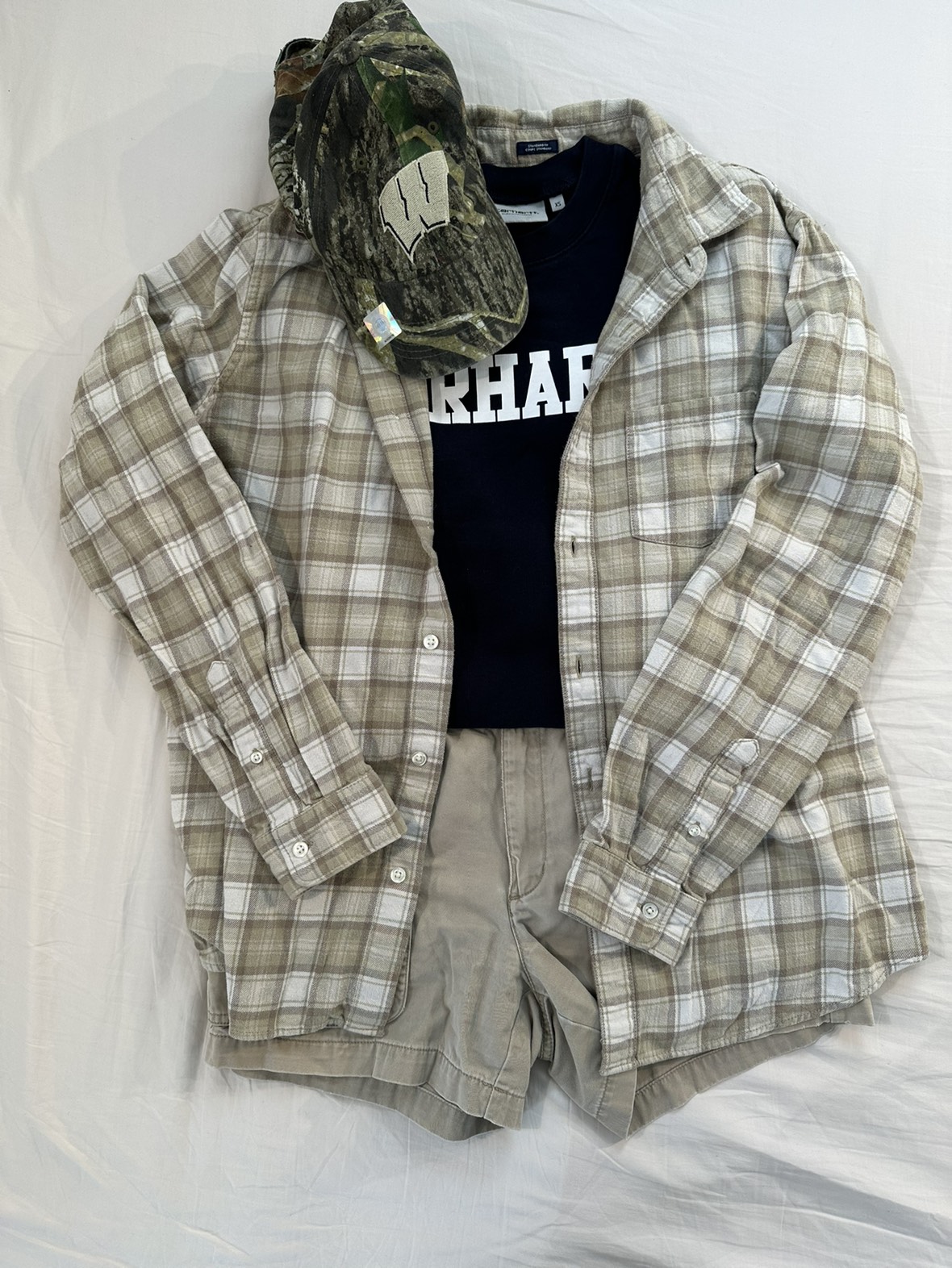 Vintage Arizona Beige Short Cargo Pants size S - photo 4