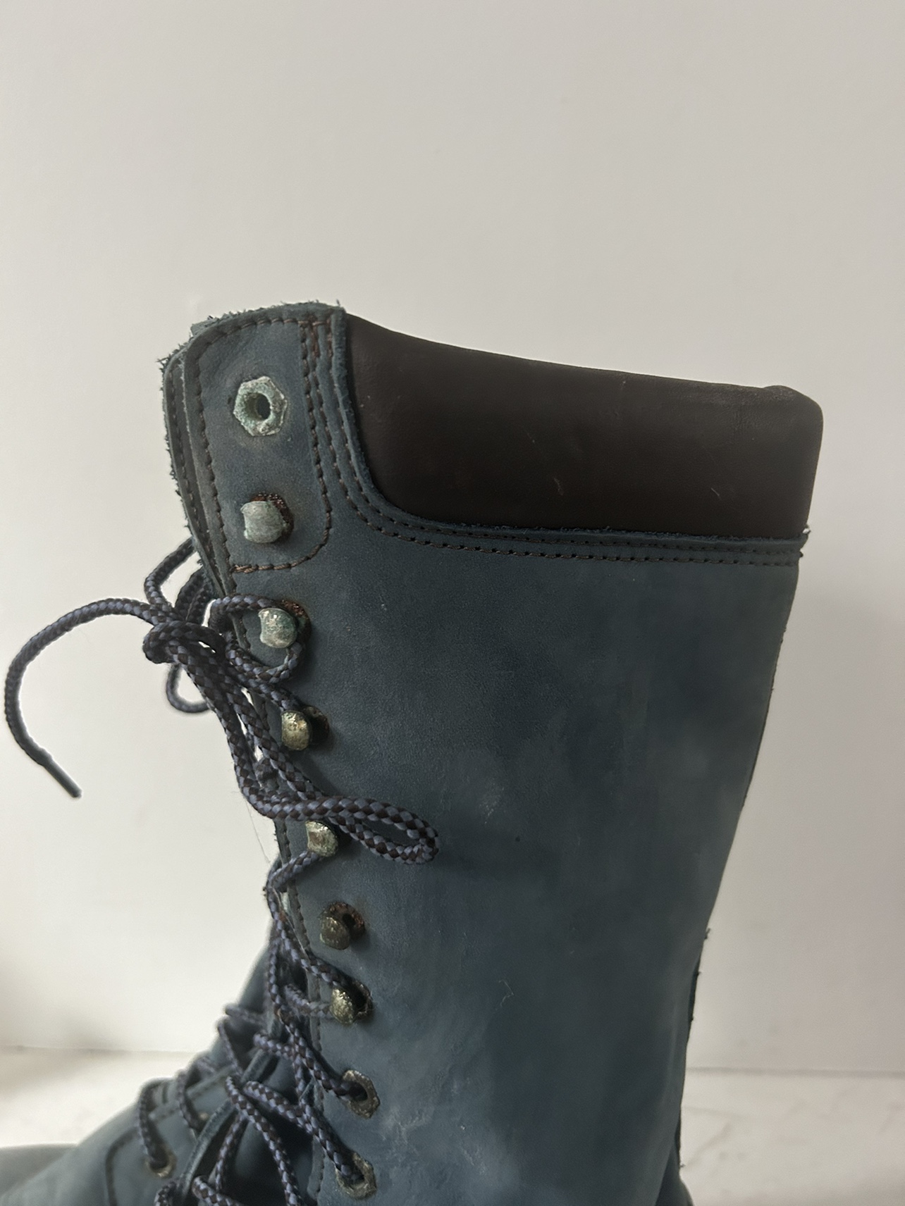 Blue suede Dockster  boots. Size 8 image indicator(5)