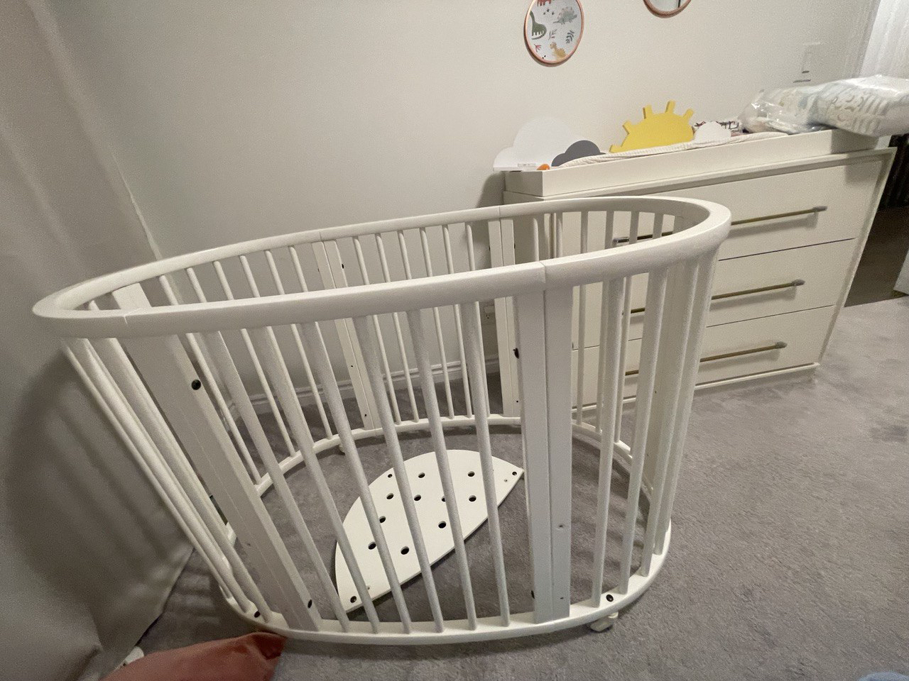 Stokke baby crib bed with mattress and protector - photo 4