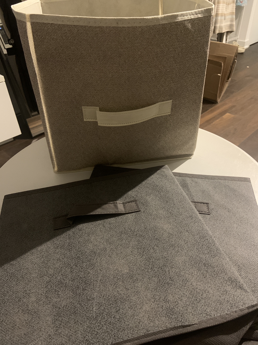 Foldable storage bin cubes thumbnail