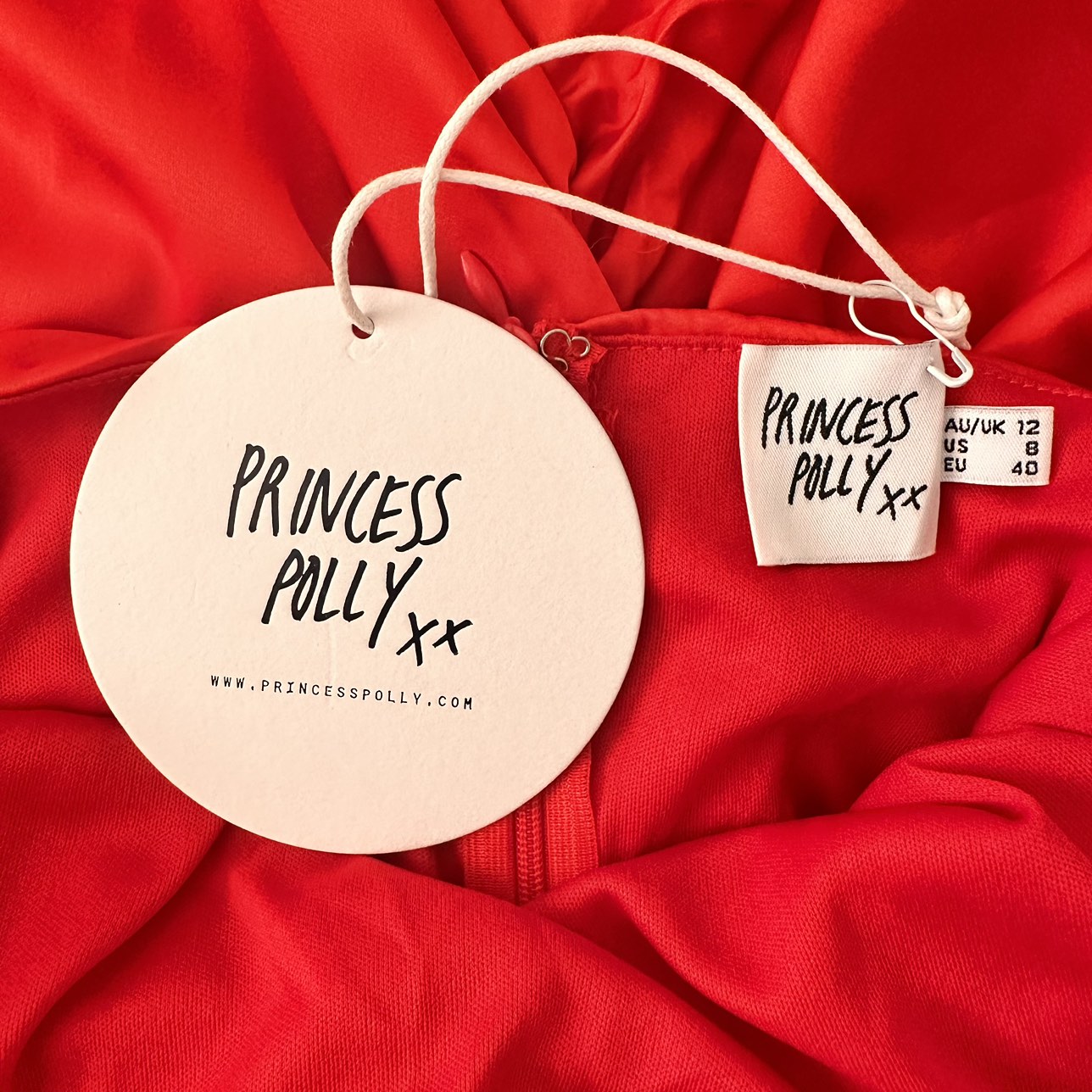 Princess Polly Mateo Mini Red Dress -NWT image indicator(5)