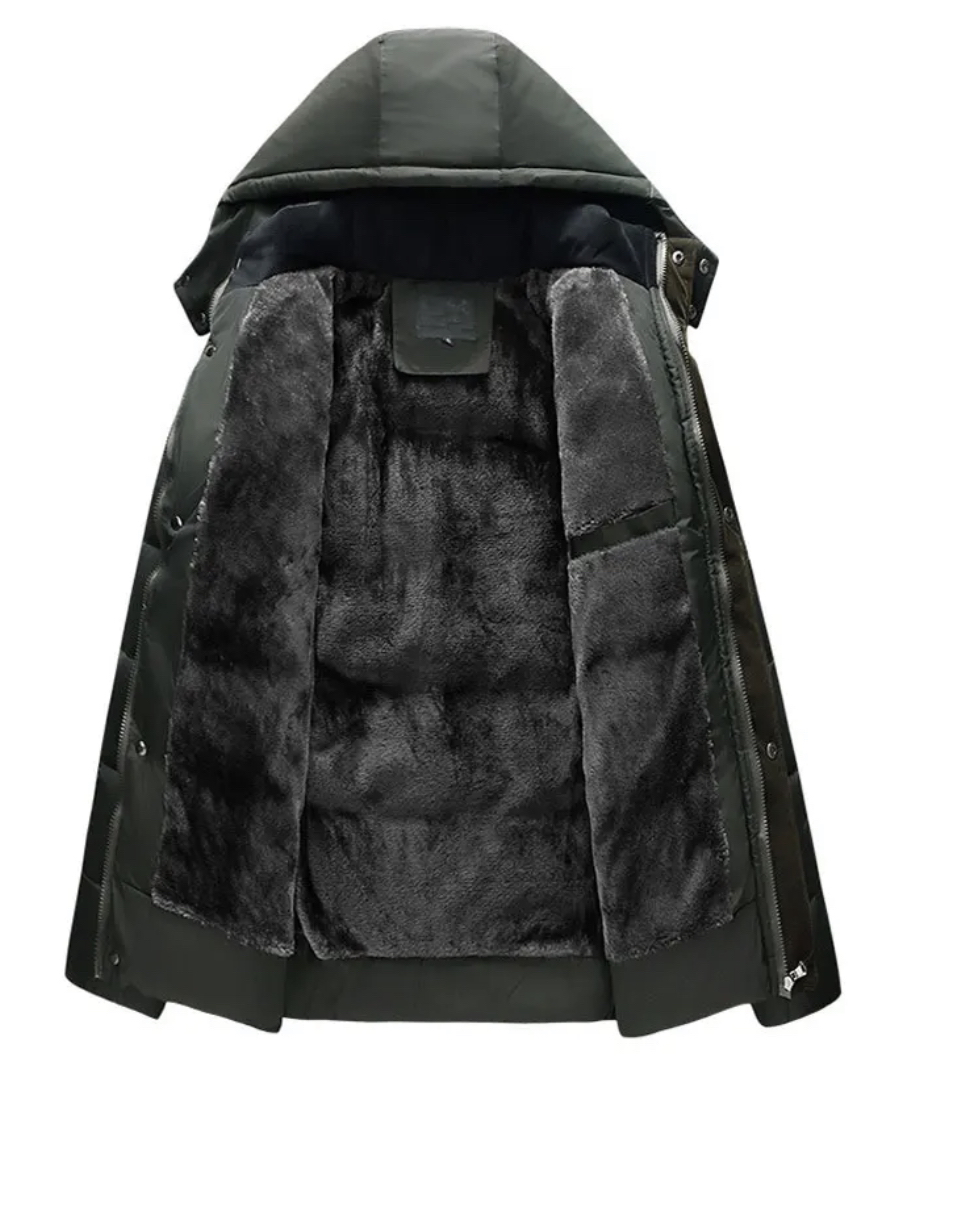 Winter jacket men’s puffer warm insulation for men and women - photo 4