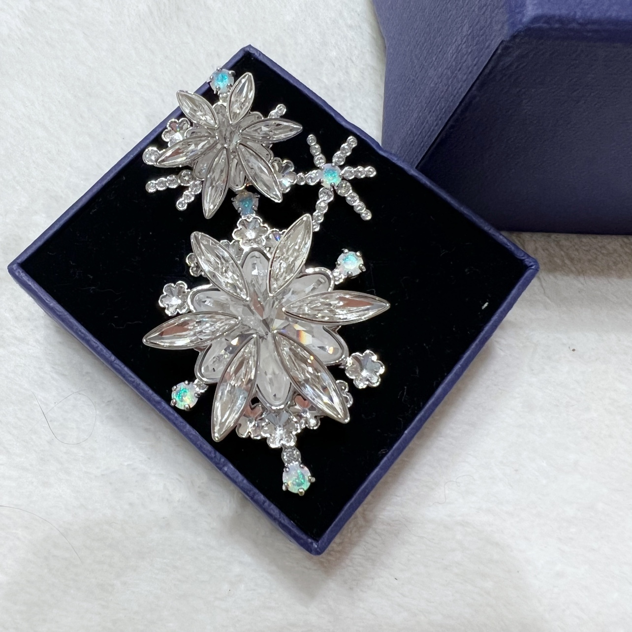 NEW Swarovski Double Finger Ring - photo 4