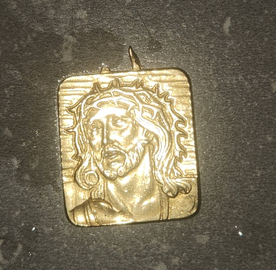 ANTIQUE FACE OF JESUS PENDENT thumbnail