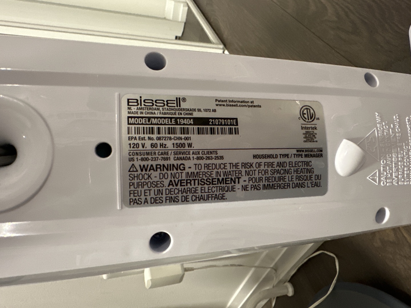 PowerFresh Pet Scrubbing & Sanitizing Steam Mop image indicator(7)