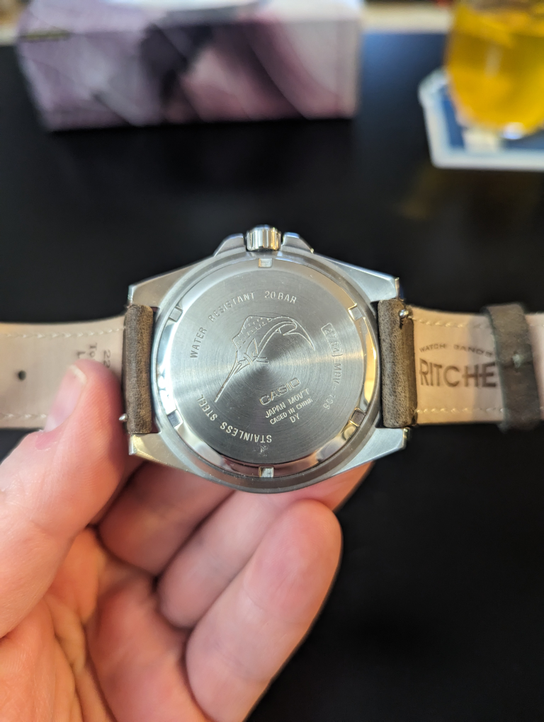 Casio MDV-106 Men's watch Classic Blue - photo 3