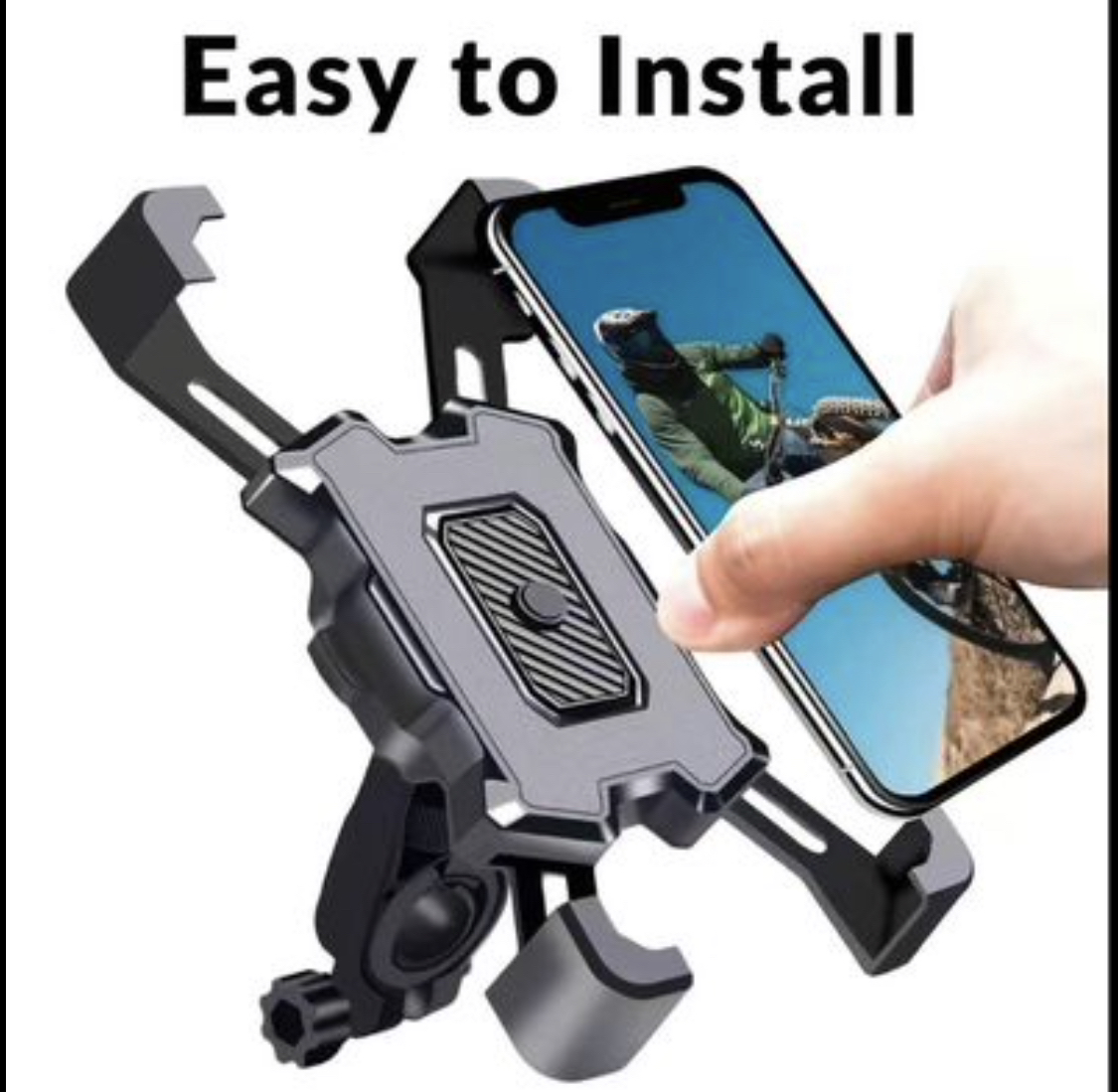 New - Bike Phone Holder, Adjustable, Good for UberEats image indicator(2)