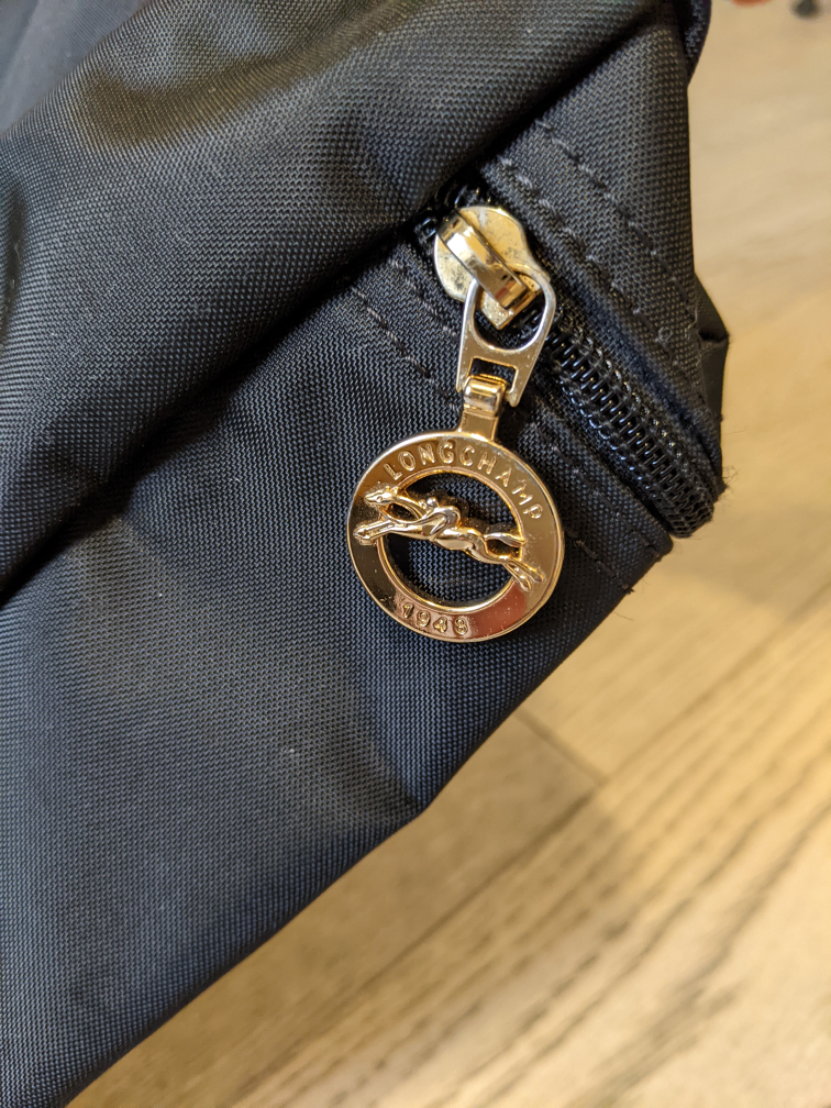 Black Longchamp Le Pliage Original M Backpack image indicator(4)