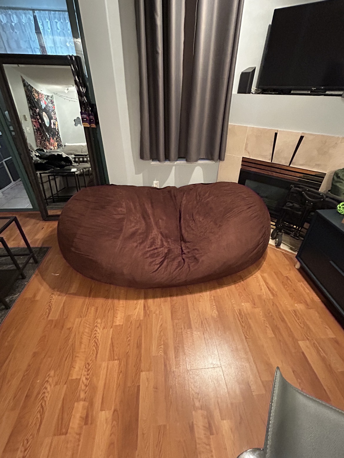 Massive bean bag chair