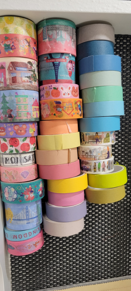 A lot of cute masking tapes