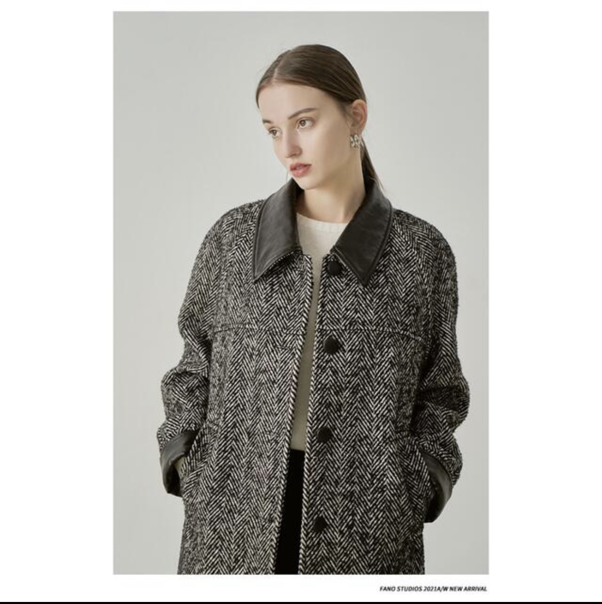 Fano studios Leather lapel  coat - photo 2