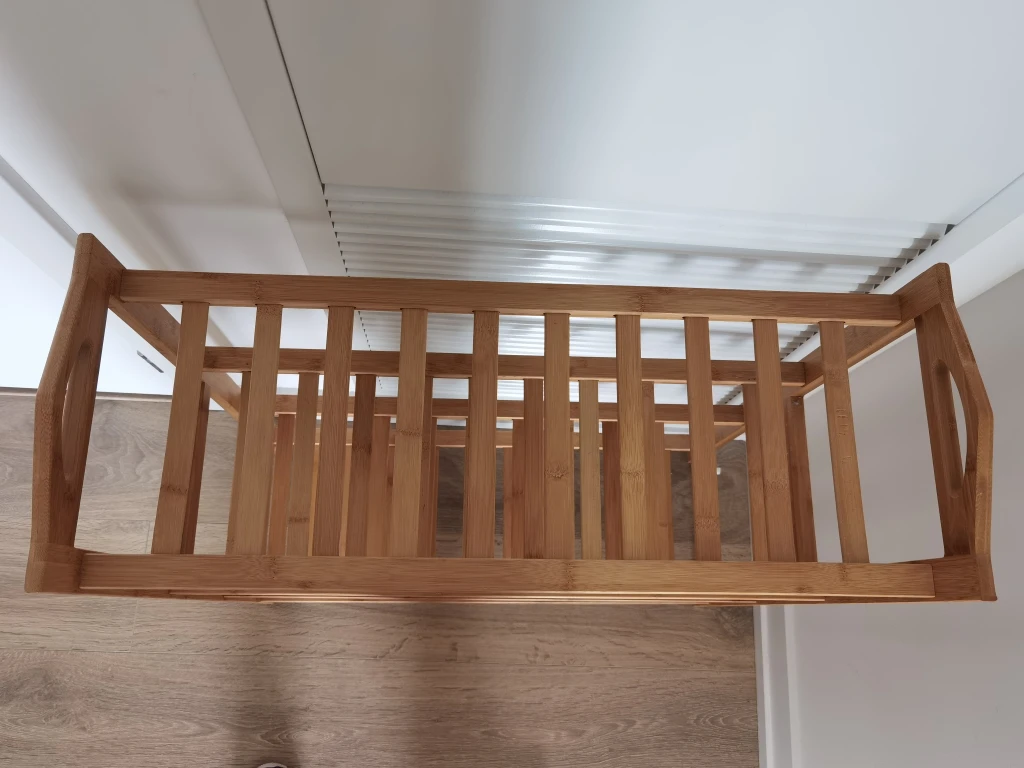 Bamboo shoe shelf - photo 2