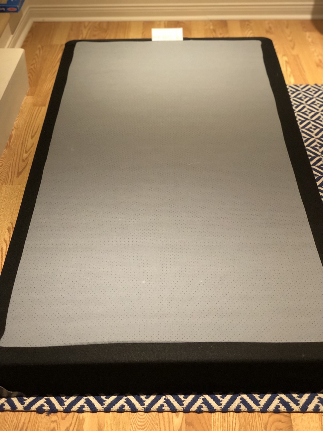 Twin box spring and metal bed frame