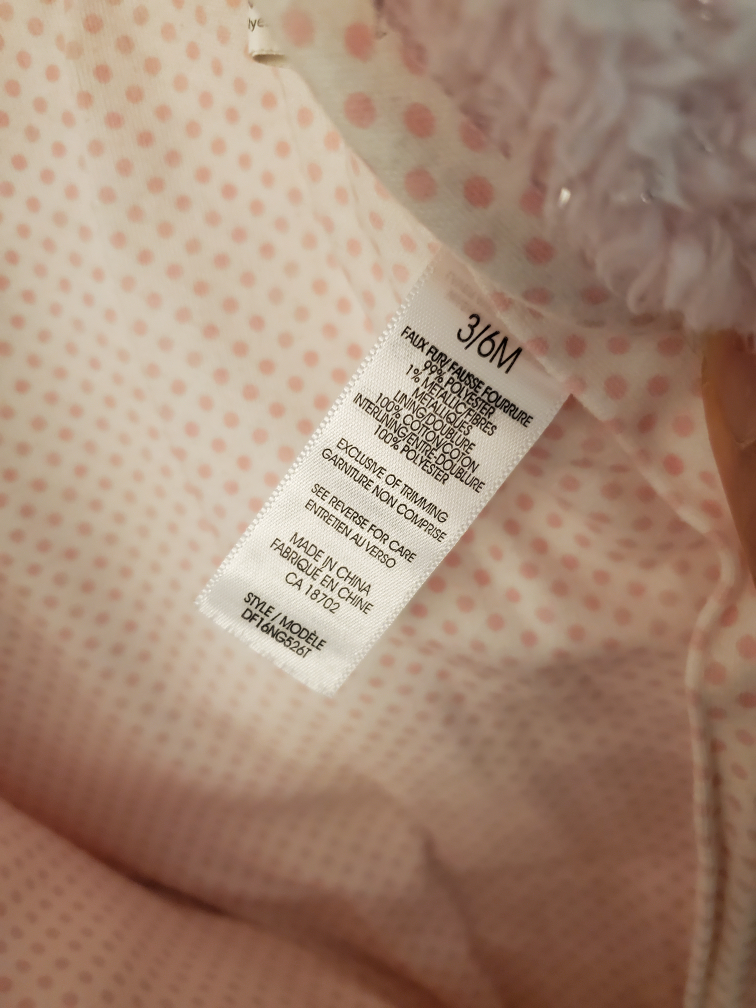 warm disney pink baby outdoor suit,  size 3-6months image indicator(4)