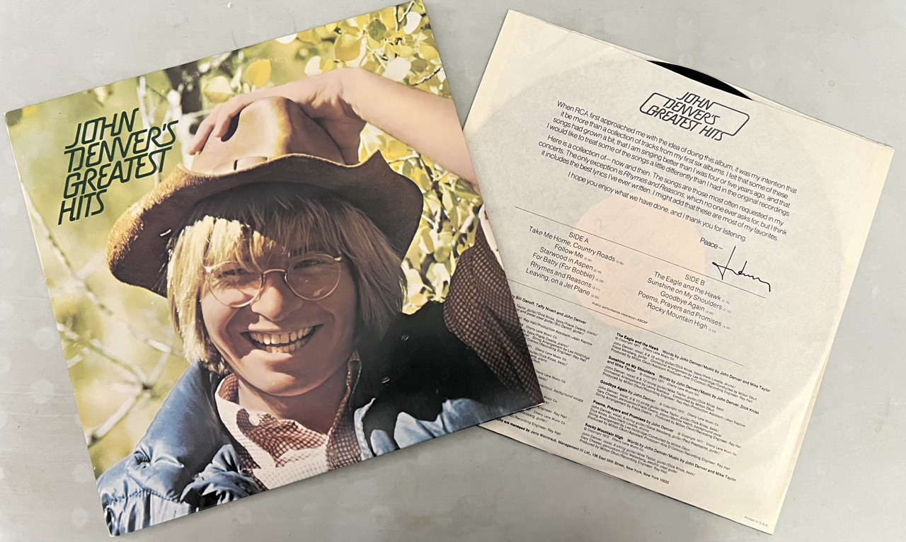 Vinyl Record John Denver Greatest Hits thumbnail