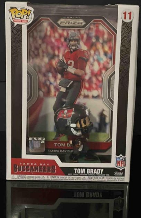tom brady trading card funko