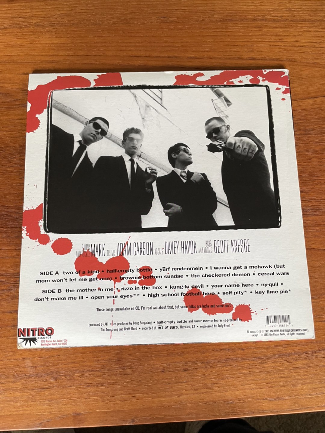 AFI “Answer That and Stay Fashionable” Vinyl - photo 2