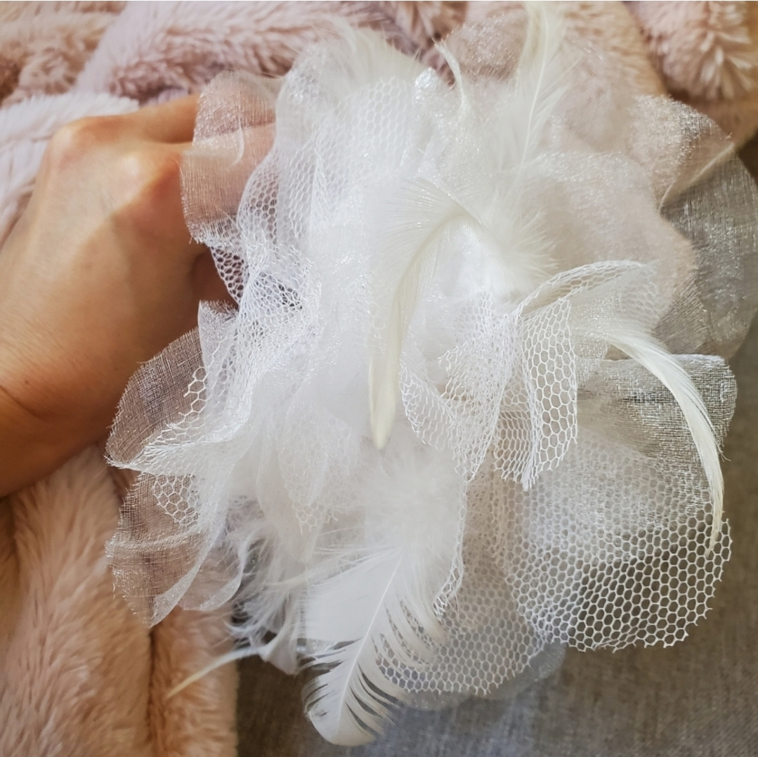 Brand New Bridal Feather Fascinator Headband Hair Accessory image indicator(4)