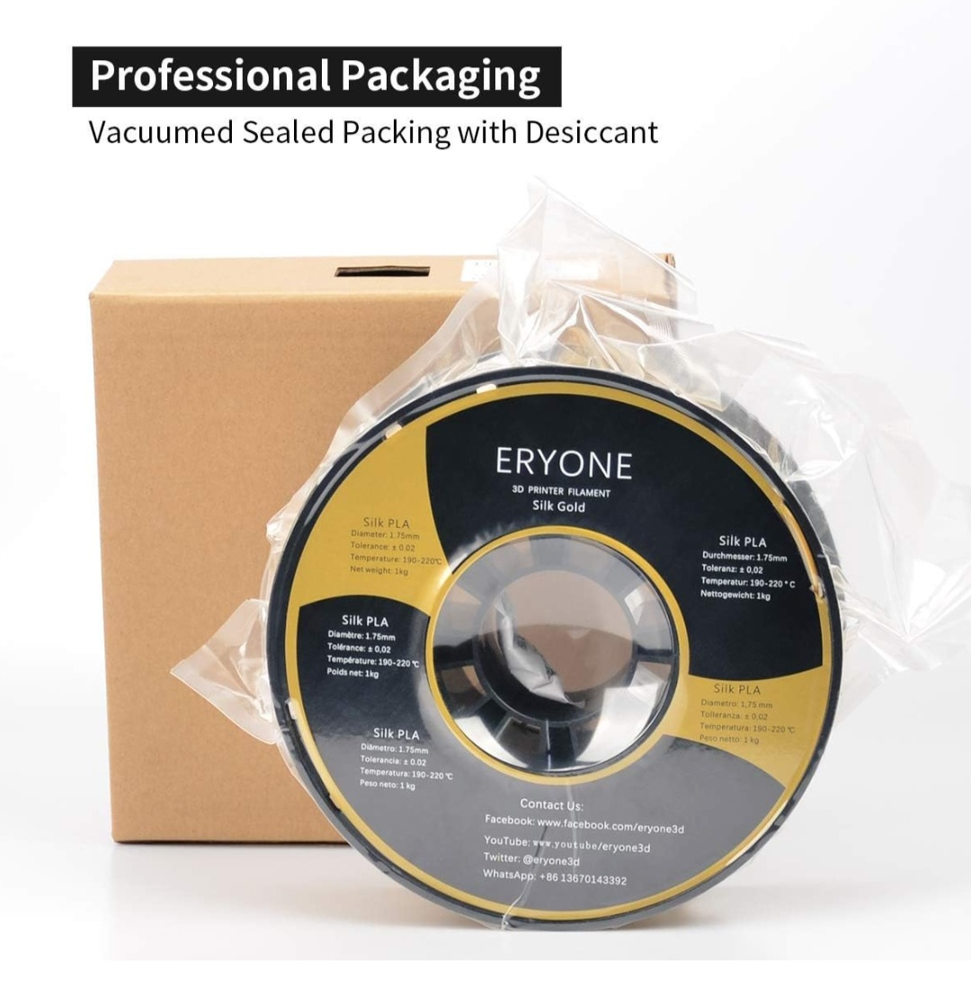 ERYONE Silk PLA Filament for 3D Printer thumbnail