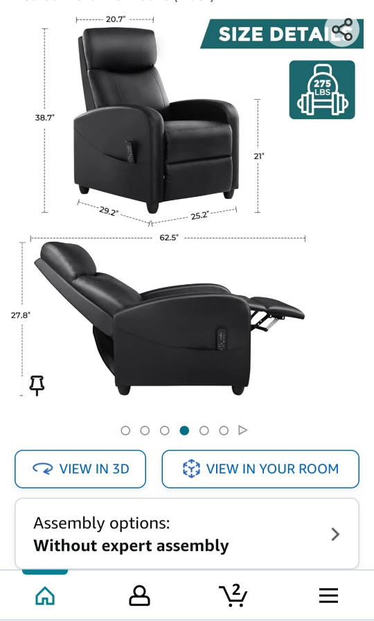 Massage Recliner Chair thumbnail