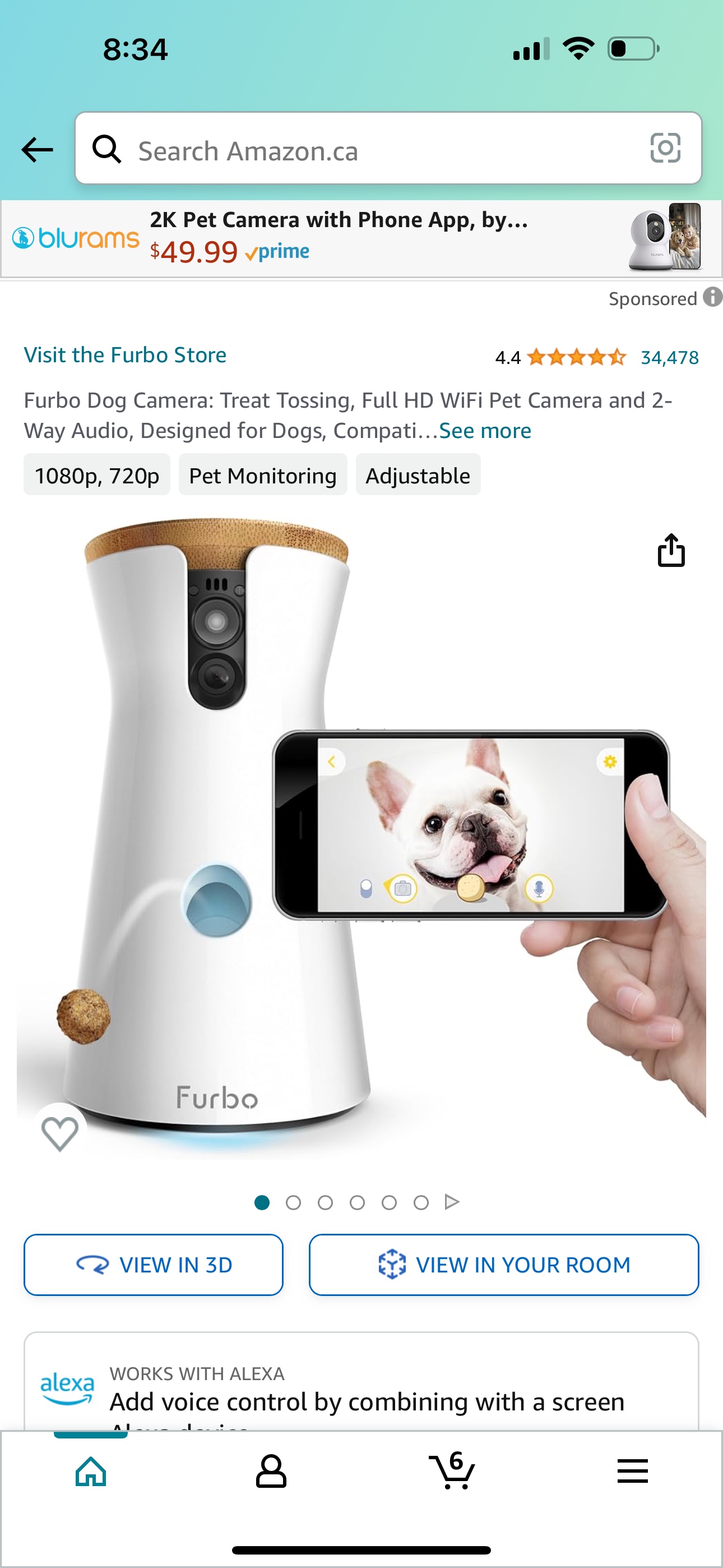Furbo pet camera image indicator(4)