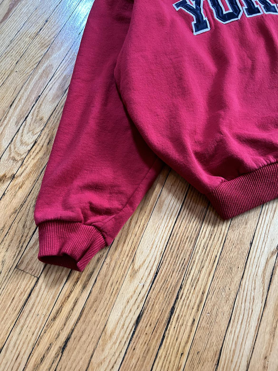 Vintage YorkU Crewneck Sweater (Red) - photo 3