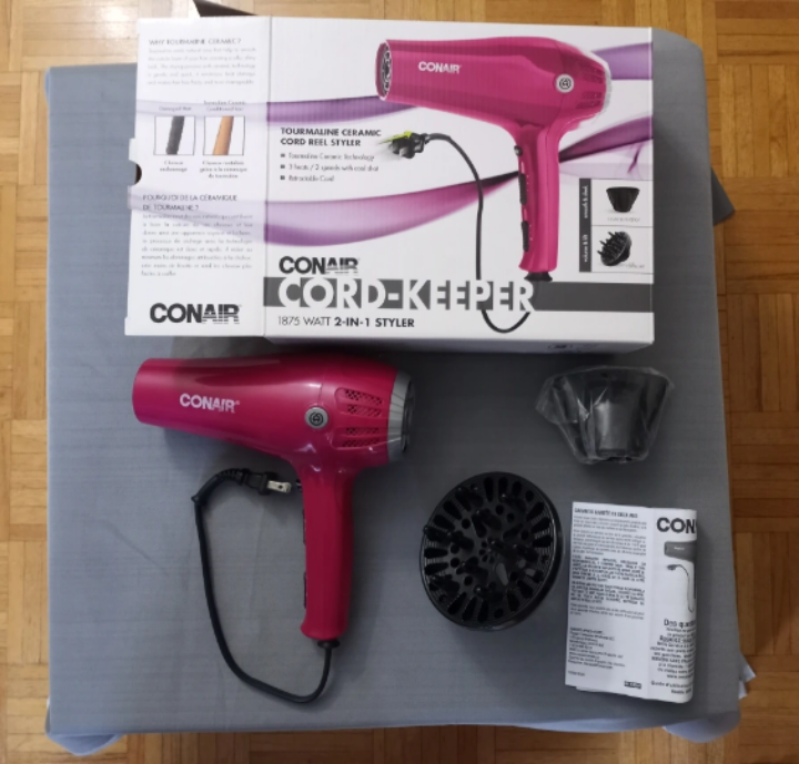 Hair dryer with diffuser, Conair - photo 2