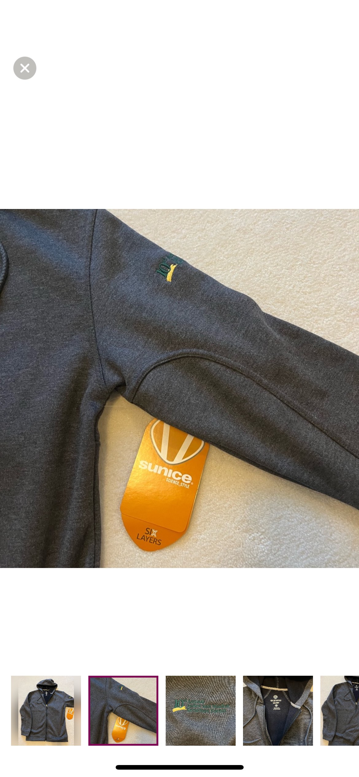 Men’s New Sunice Gray hoodie M image indicator(2)