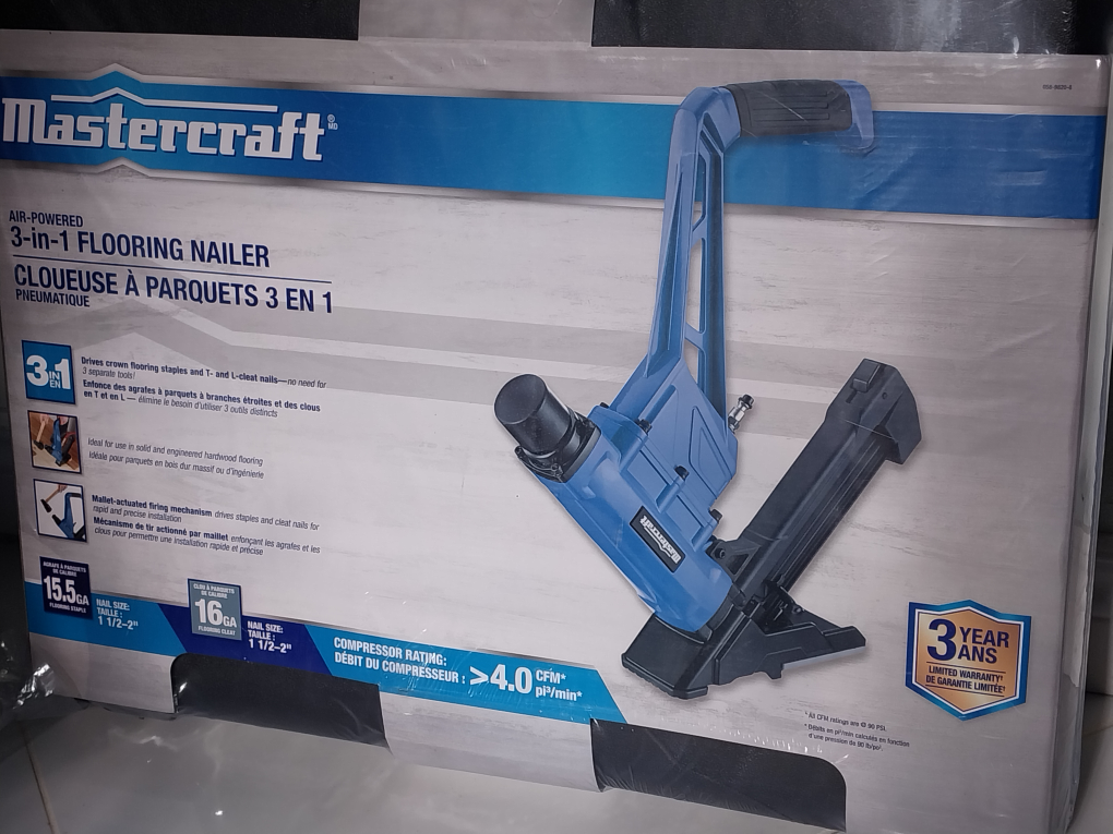 Brand New Unopened Mastercraft 3-in-1 Flooring Nailer - photo 2