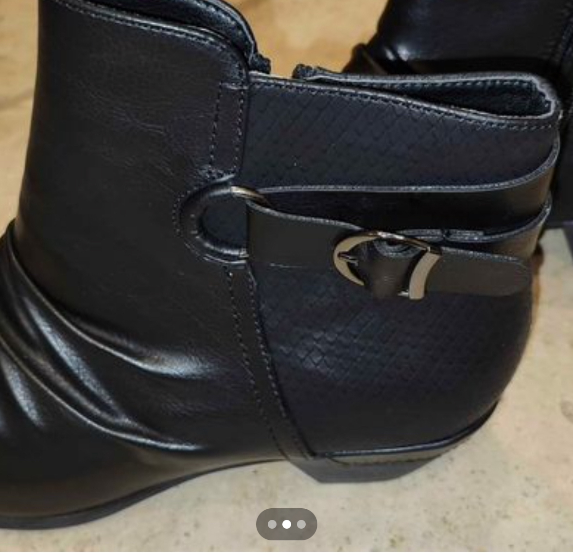 New never worn Ladies size 11 ankle boots thumbnail
