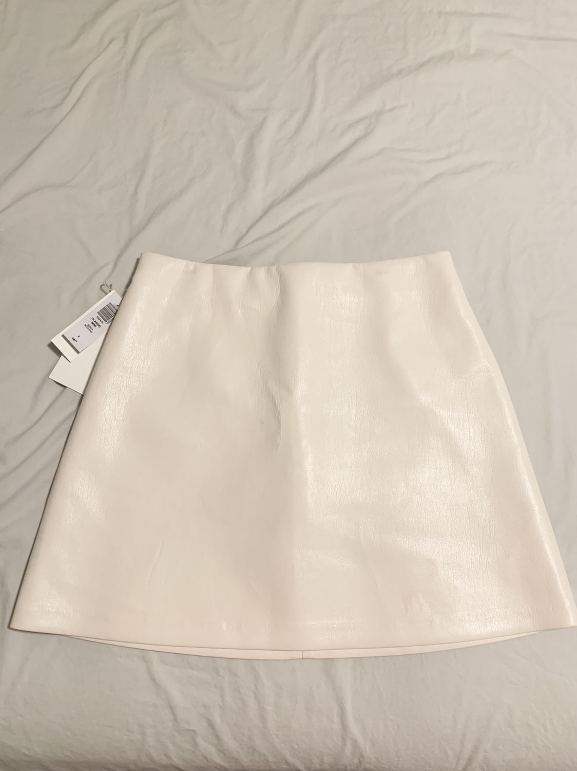BNWT Aritzia Wilfred Classic Leather Mini Skirt Sz 8